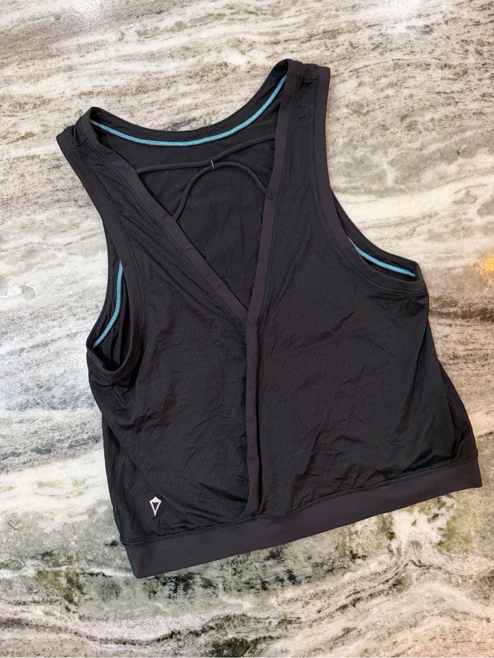 Ivivva Black Tank with Teal Trim Accents
Girls Size 14